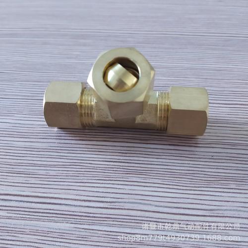 批發(fā)1/2/3/4分黃銅T型卡套三通｜廠家直銷 品質(zhì)無(wú)憂